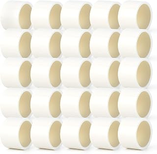 GASHER 25PCS PVC Pipe Fitting 3/4" PVC Pipe End Cap Plug Adapter, Furniture Grade Pipe Plug Socket Fittings, For Home or Industrial