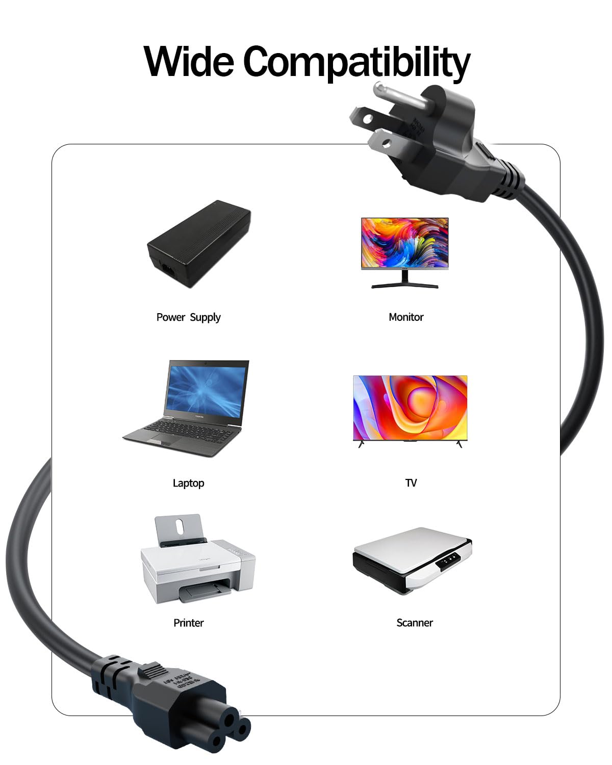 Amazon.co.jp: Superer ミッキー型 DELL / HP 等PC交換用 3ピン