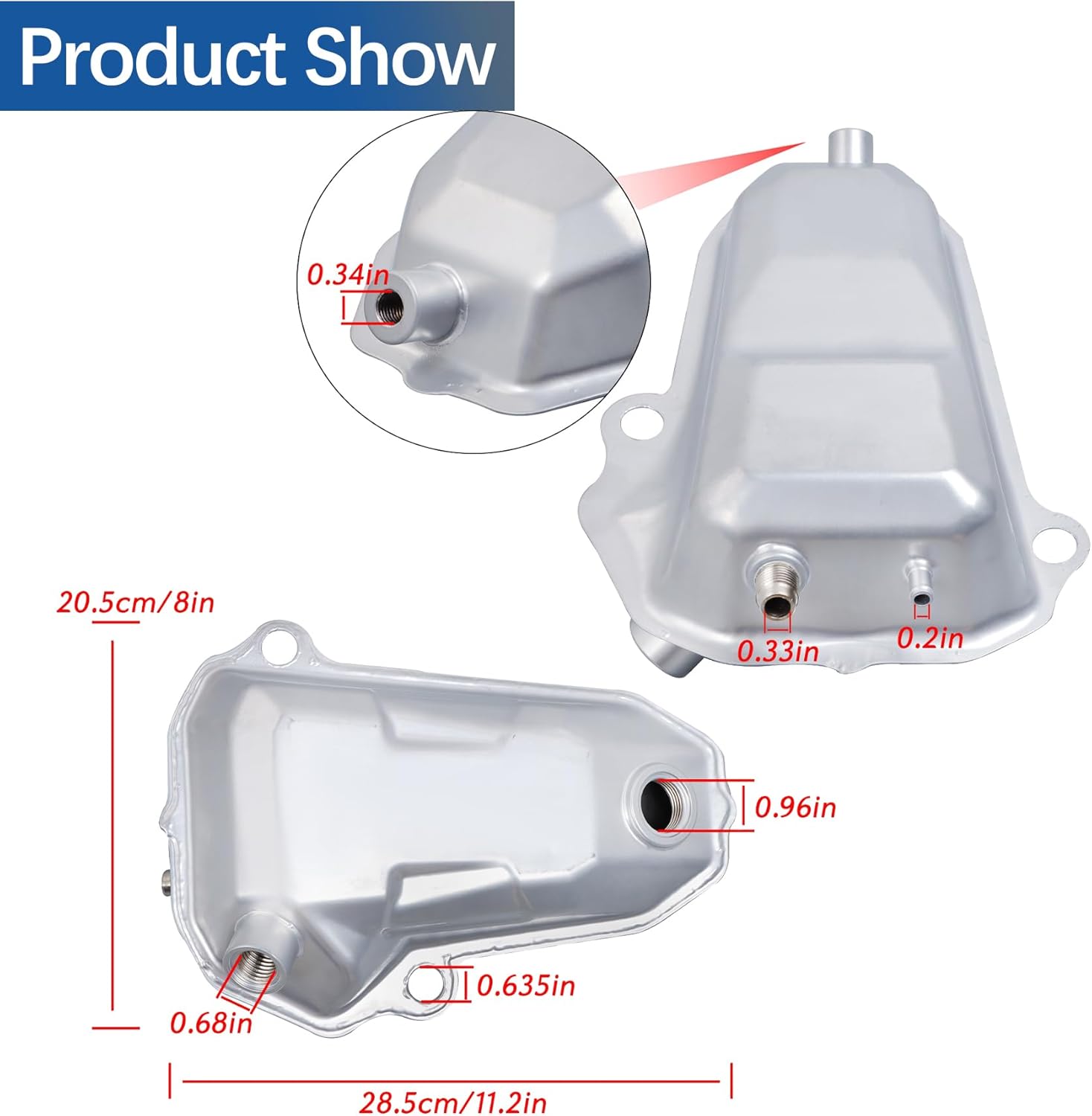 Oil Tank Replacement for Honda TRX400EX 400EX TRX400X 400X 1999-2013 2014 15800-HN1-A30