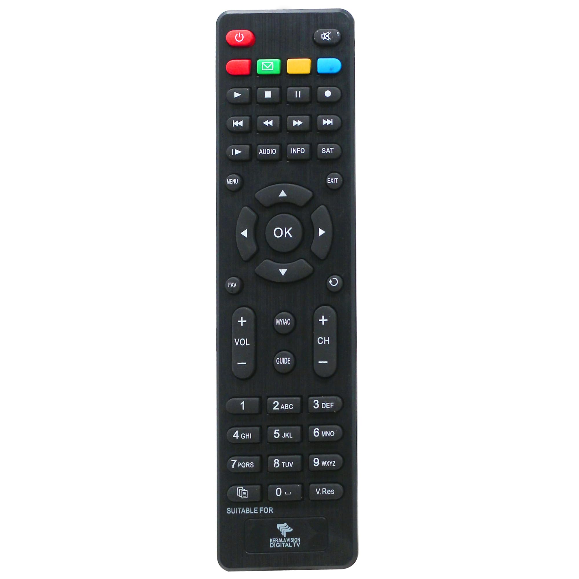 Kerala Vision HD Set-top Box Remote Compatible Model N8794C (B0D11ZWDNZ) Amazon Price History, Amazon Price Tracker