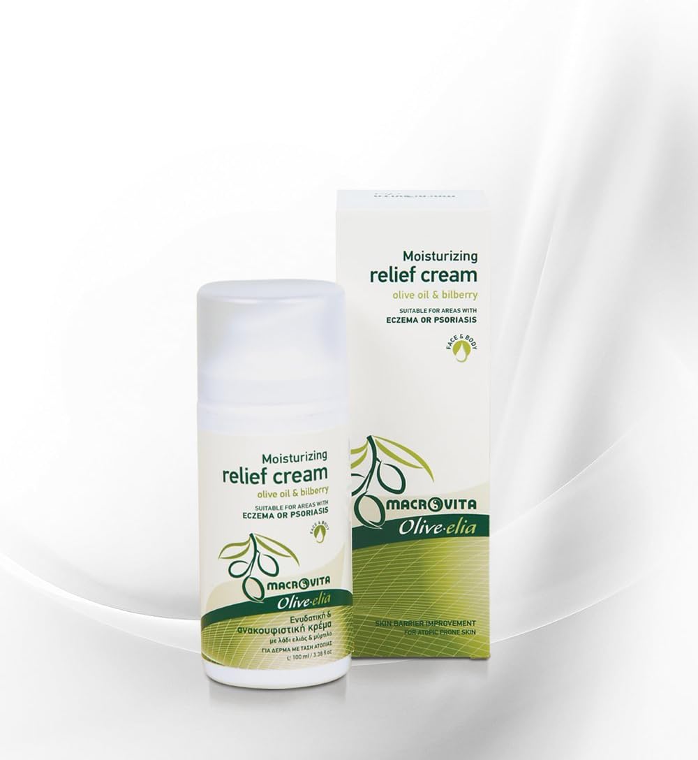 MOISTURIZING RELIEF CREAM OLIVE OIL & BILBERRY 100 ML.