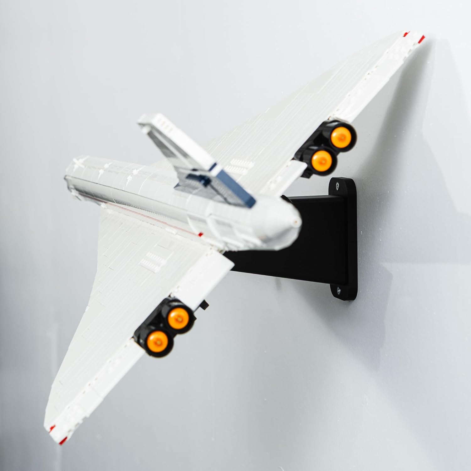Wall Mount Hook for Lego 10318 Concorde Icons Set | Angled Wall Mount (Angled)
