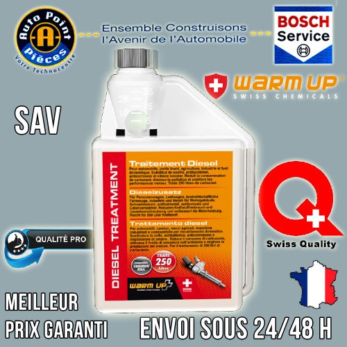 Traitement diesel Warm Up haute performance lubrifiant pour injecteur 250L