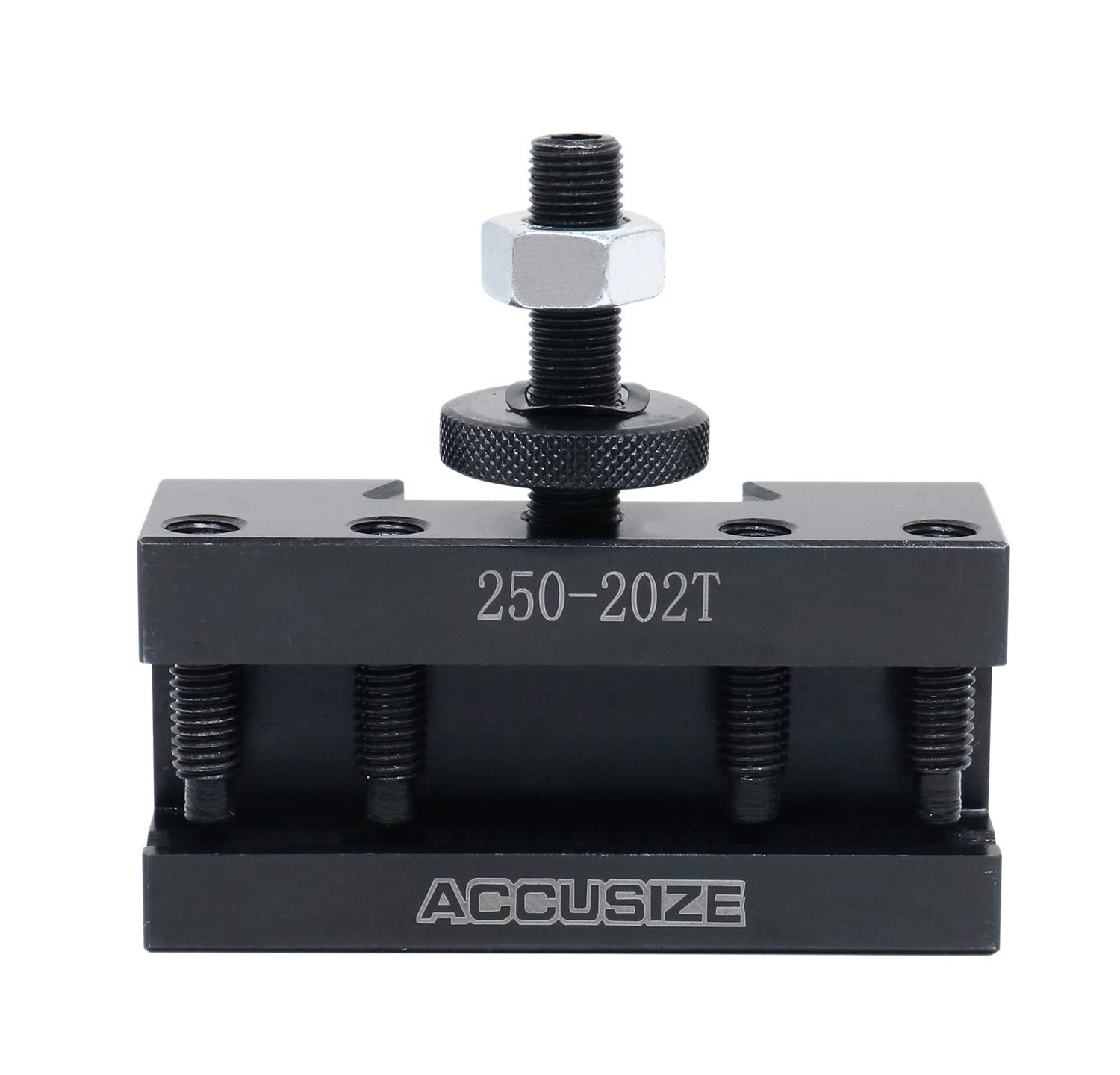 Accusize Industrial ToolsStyle Bxa Boring, Turning and Facing Holder, for 3/4" Turning Tools, Quick Change Tool Holder, Style 2 Ex-Large, 0250-0202T