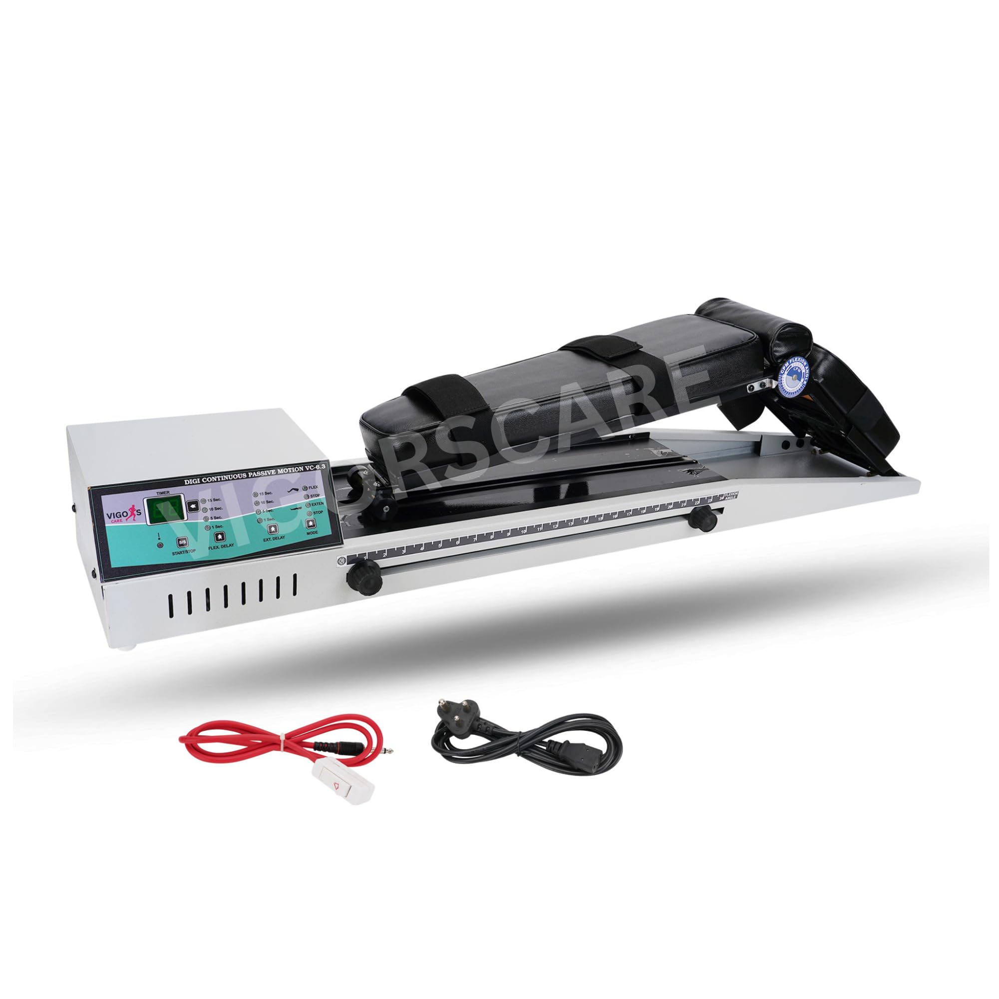Vigorscare Digital Continuous Passive Motion (C.P.M) With 0 to 100 Degree Angle Control For Knee Rehabilitation After Knee Surgery Physiotherapy Equipment Pain Relief Devices (Model no - 6.3 ) (With 1 year warranty)-image-46