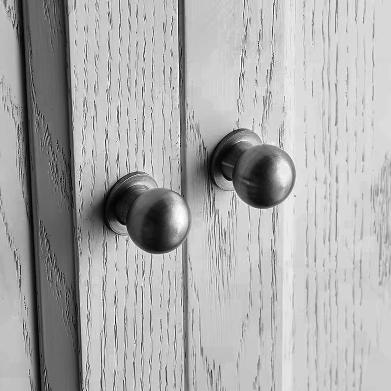 Paire De Boutons Ronds Pour Meubles De Porte, Armoires, Tiroirs De