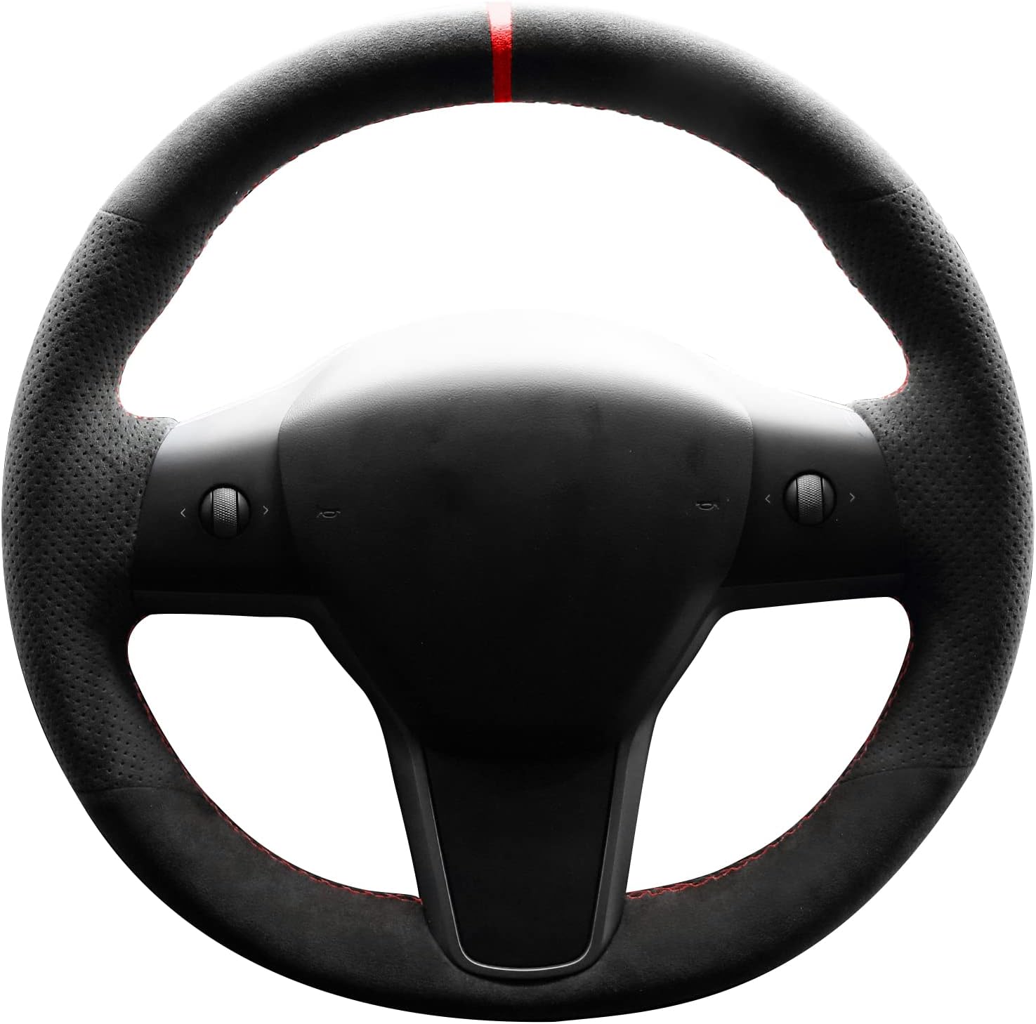 Alfanxi Hand Stitched Italy Alcantara Material Steering