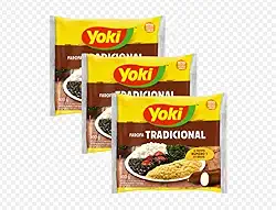 Yoki Farofa Tradicional, Kit com 3 Pacotes, 400g Cada, A Farofa Número 1 do Brasil