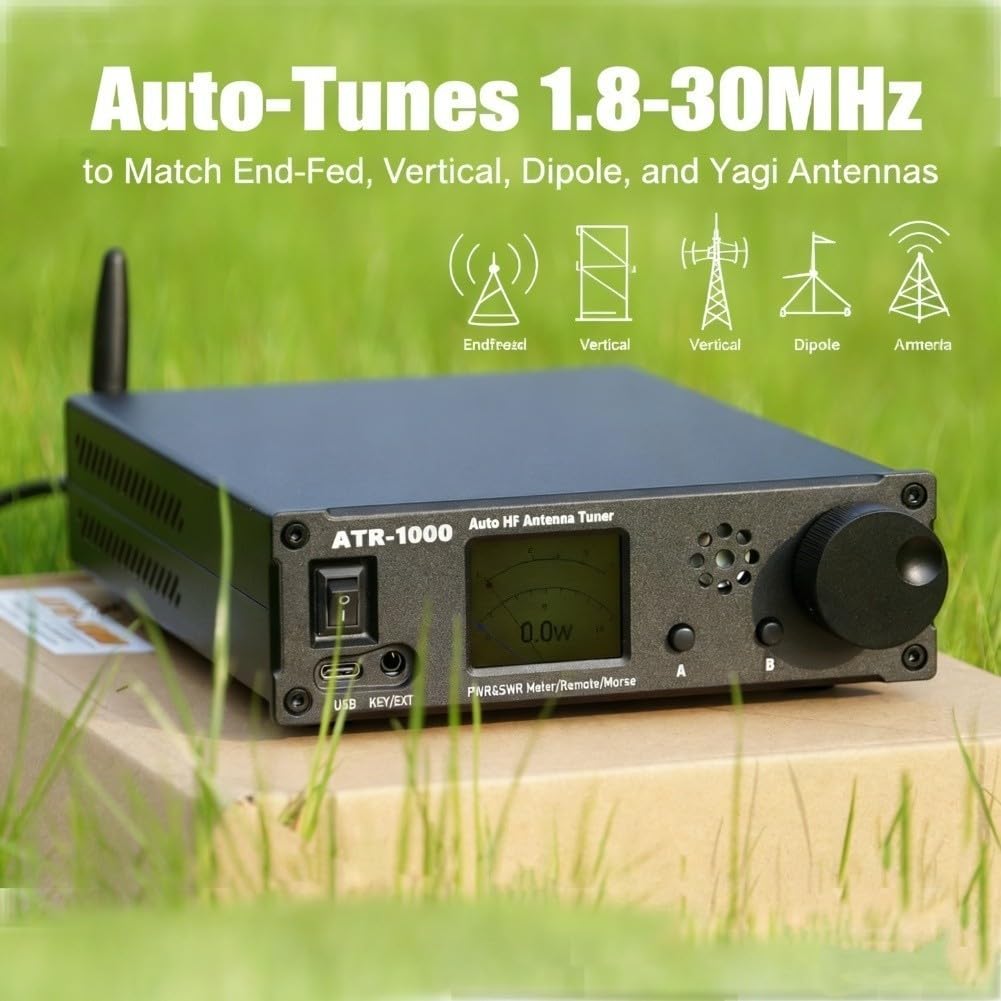 Accordeur HF 1000W 1.8-30MHz Automatique WiFi Accordeur HF 1000W