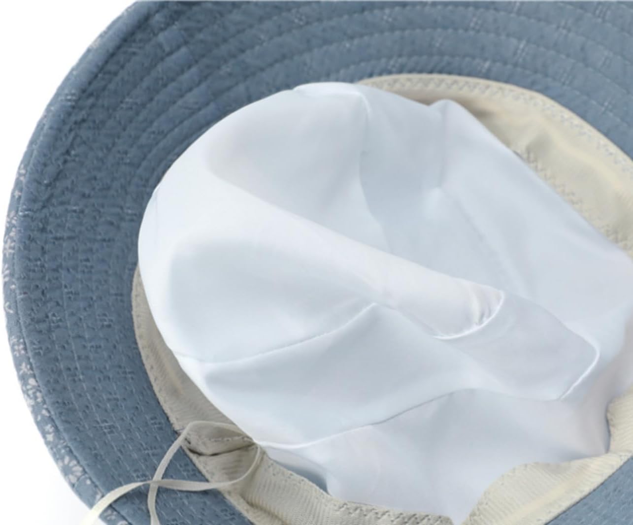 YEKEYI Women's Cotton Linen Bucket Hat Big Brim Hat Summer Sun Beach Cap Visor Sunhat - Image 7