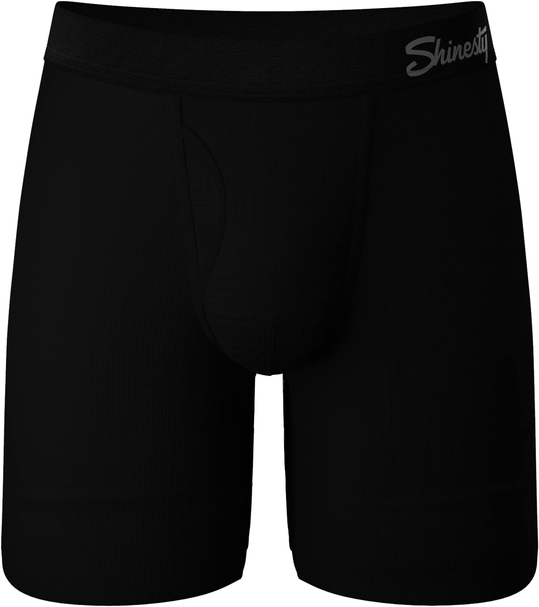 Shinesty mens Boxers - Long - Fly Long Leg Boxer with Fly (pack of 1)
