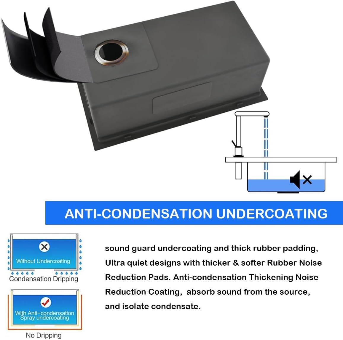 30 Inch Black Drop In Kitchen Sink Workstation - SZBAQTM 30x19-Inch Drop In sink Stainless Steel Single Bowl 10'' Deep Handmade Top Mount Sink with Cutting Board& Strainer