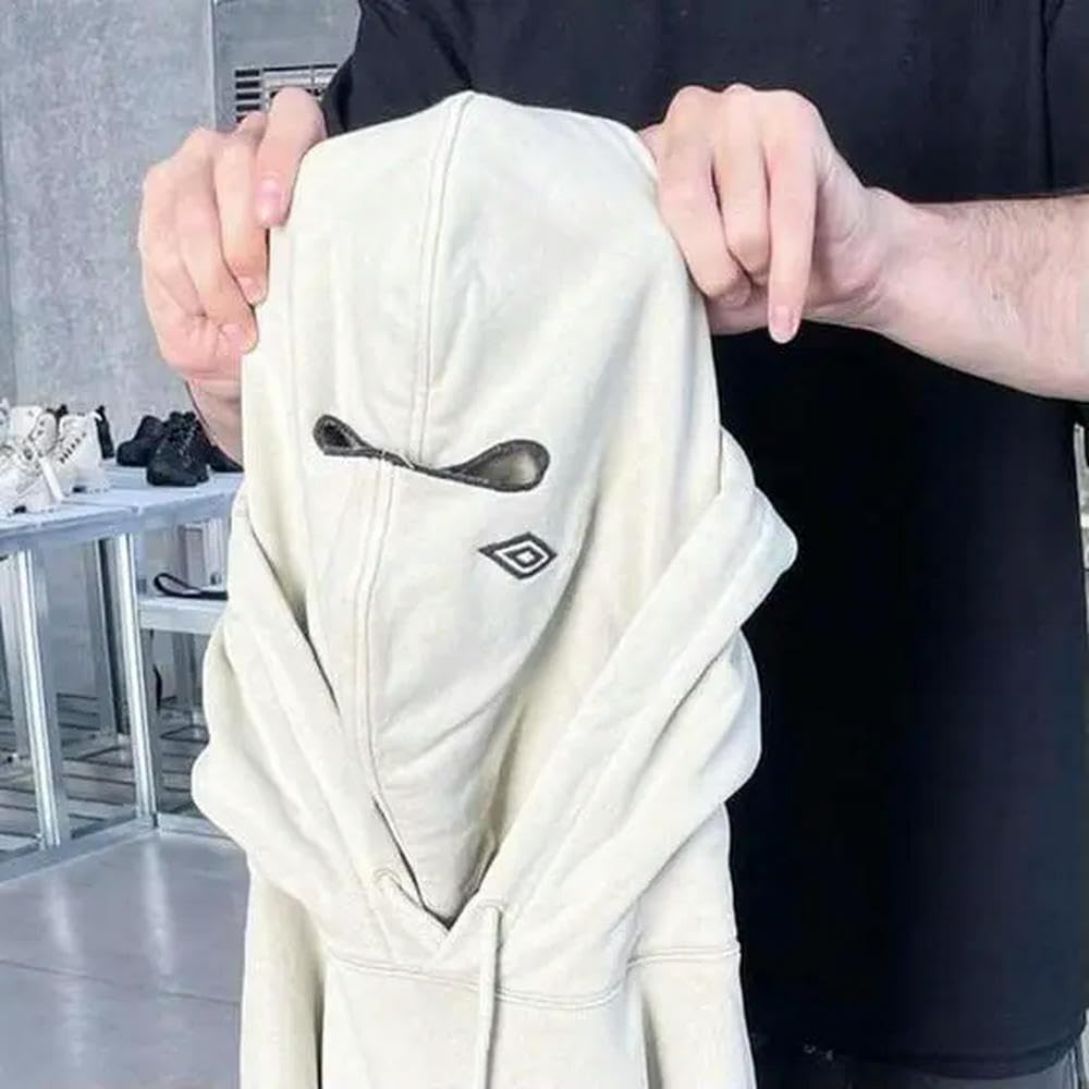 Hoodies Double Hood Design Pullover Hoodie Men And Women's Hooded Sweatshirt Winter Loose Coat-love-L