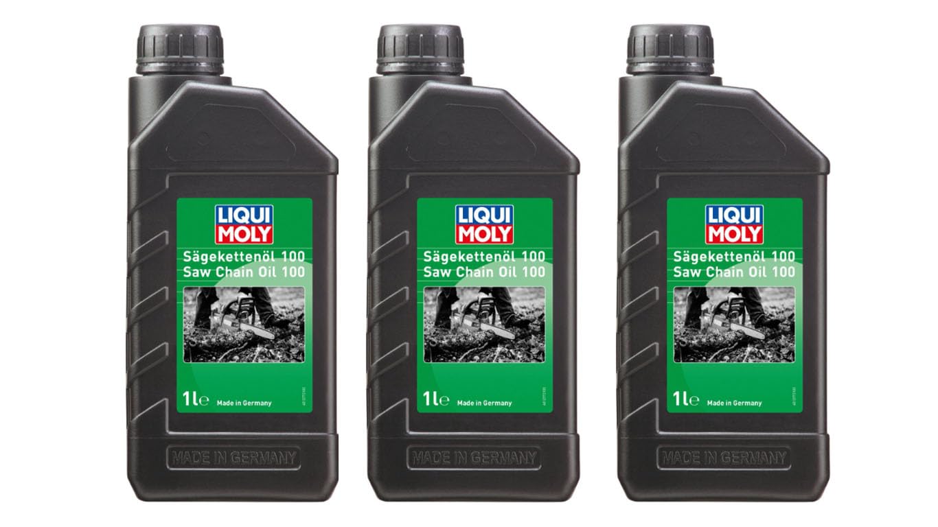 3 x Liqui Moly 1277 para cadena de sierra 100 Cadenas Motosierra aceite 1L