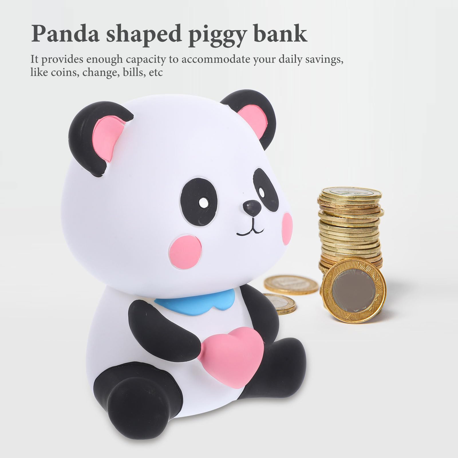 STOBAZA 4 Piezas Alcancía de Dibujos Animados Forma de Panda para