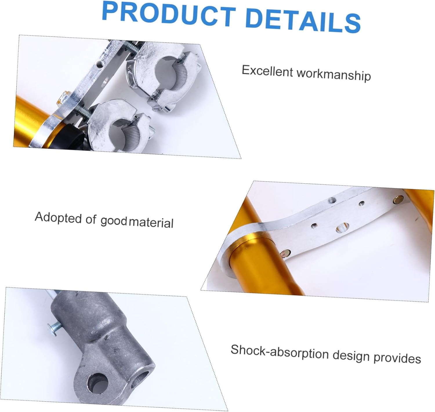 PRETYZOOM Mini Dirt Bike Forks Front Shock Absorbing Suspension Fork Replacement Parts for Mini Bike Powersports Easy Install Reliable