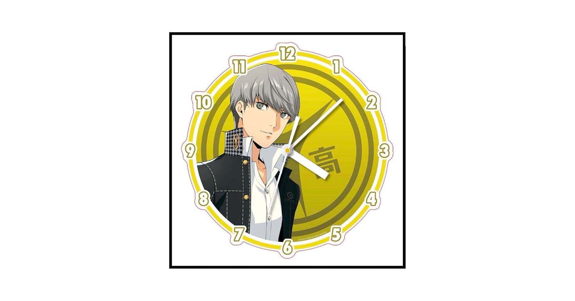 Amazon.co.jp: ペルソナ 25周年 P4主人公 鳴上悠 アクリル時計