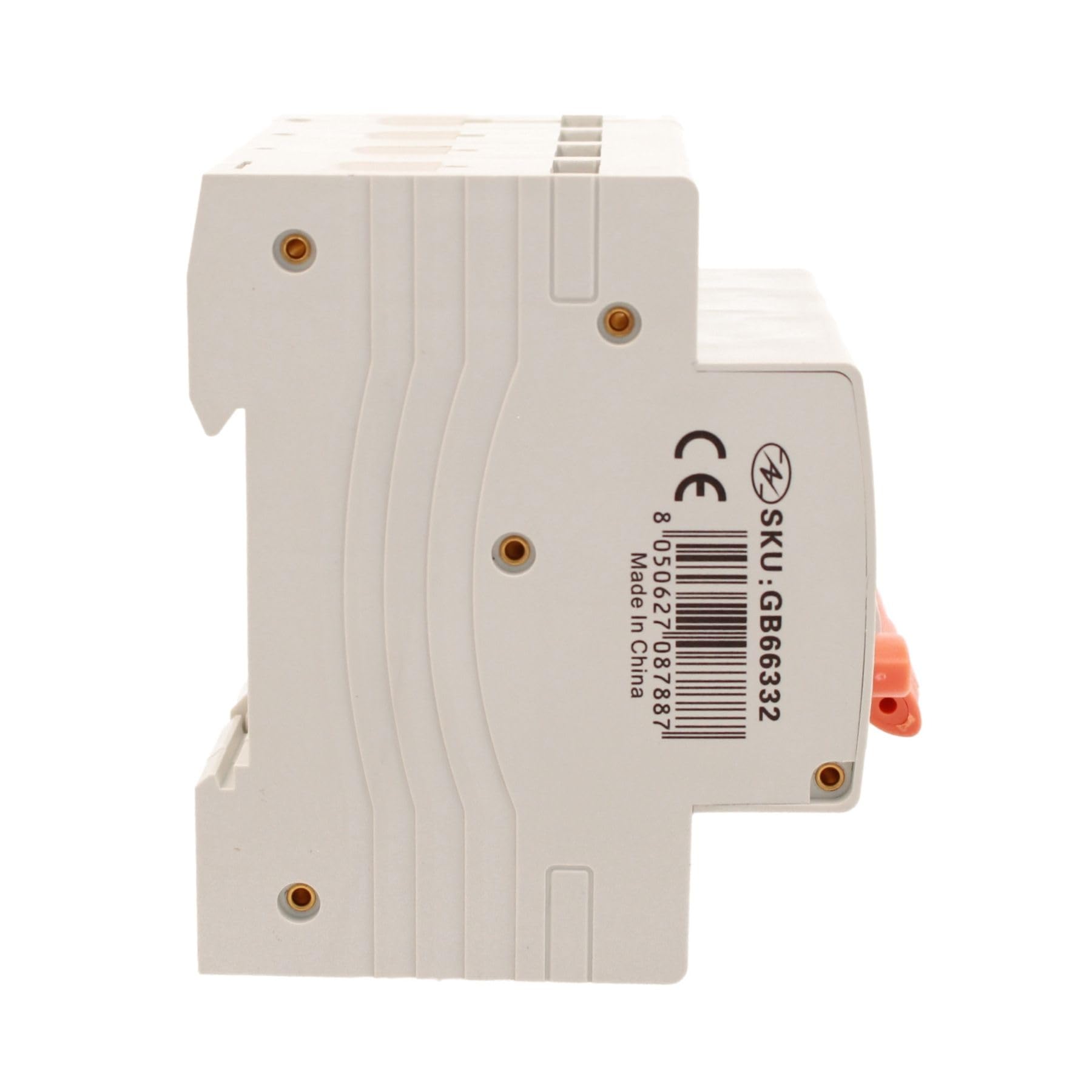 Interruptor diferencial magnetotérmico trifásico tipo A, 32 A C32, RCBO 3P+N 6 kA 30 mA Curva C 380 V, 4 módulos DIN, serie PL8M4 profesional electromagnética