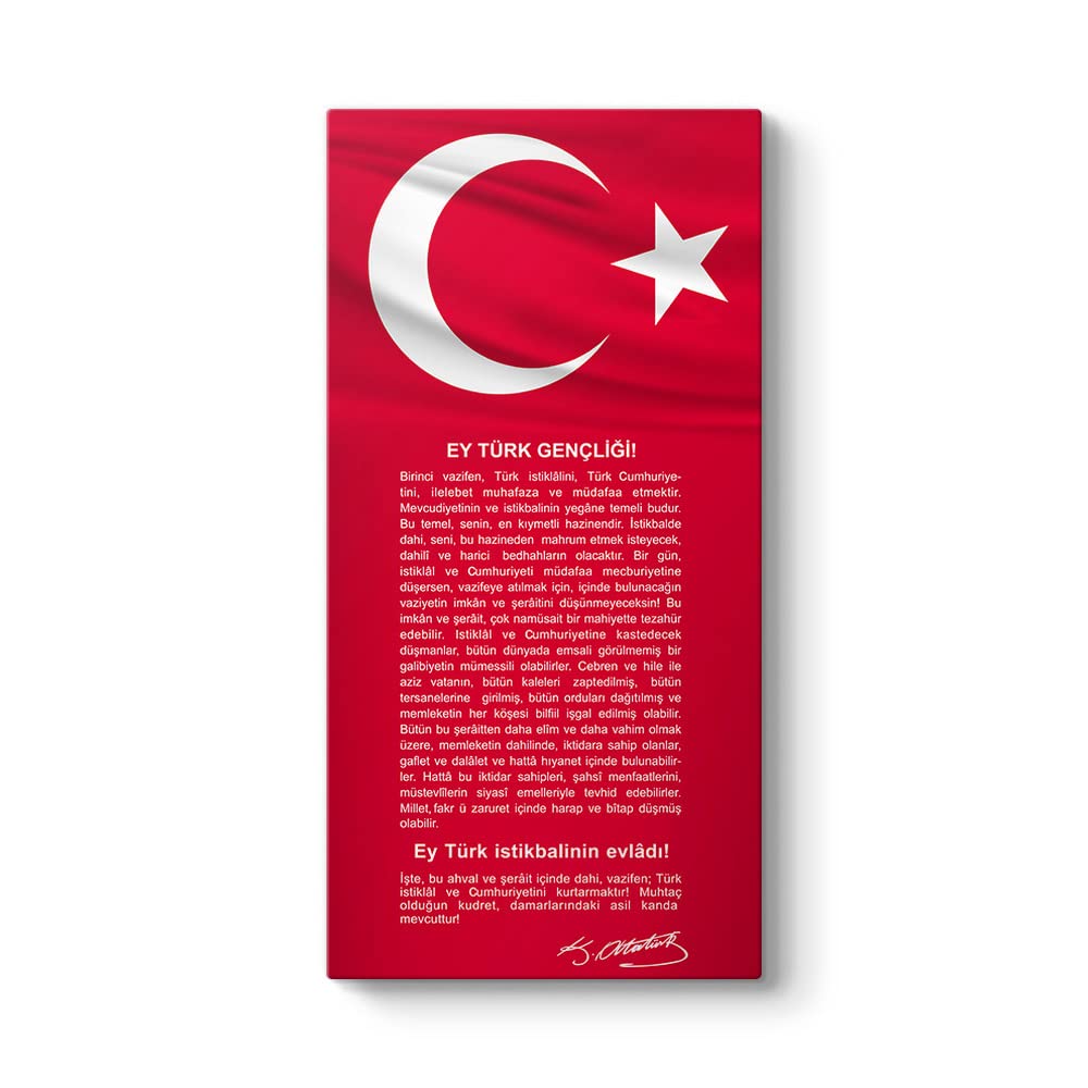 Gençliğe Hitabe Tablosu 80 x 160