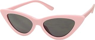 Small High Pointed Frame Clout Cobain Mod 90’s Retro Vintage Cateye Sunglasses for Kids