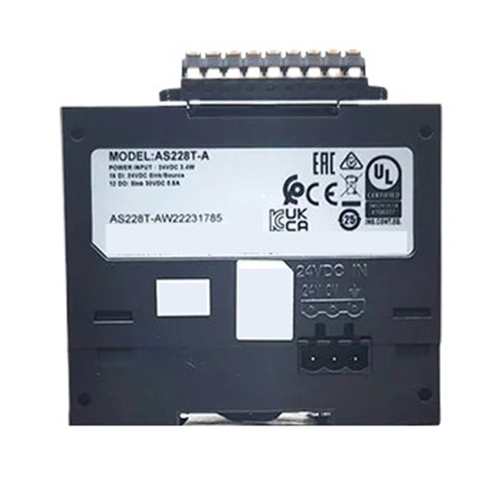 PLC AS228T-A automate programmable industriel CPU module rail DIN 24V - 2