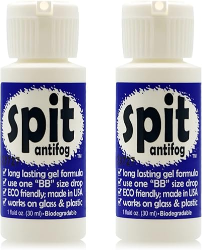 Jaws Spit Anti-Fog Gel Solution Defogger for Snorkel Mask, Scuba Divers, Paintball, Eye Wear, Sport Goggles, Made in The USA