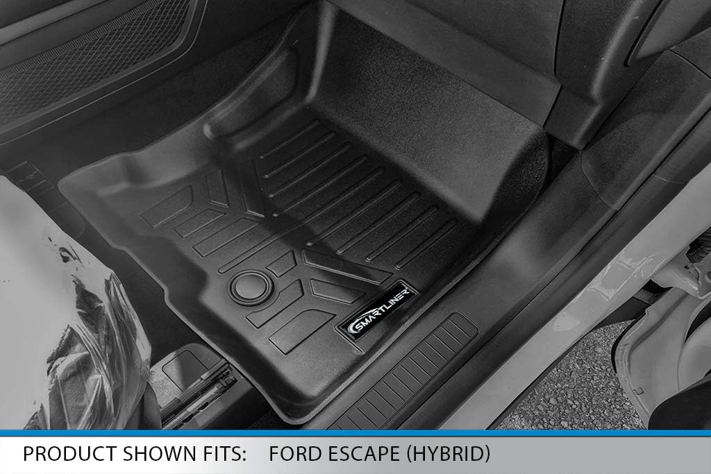 SMARTLINER Custom Floor Mats and Cargo Liner Behind 2nd Row Compatible with 2020-2025 Ford Escape