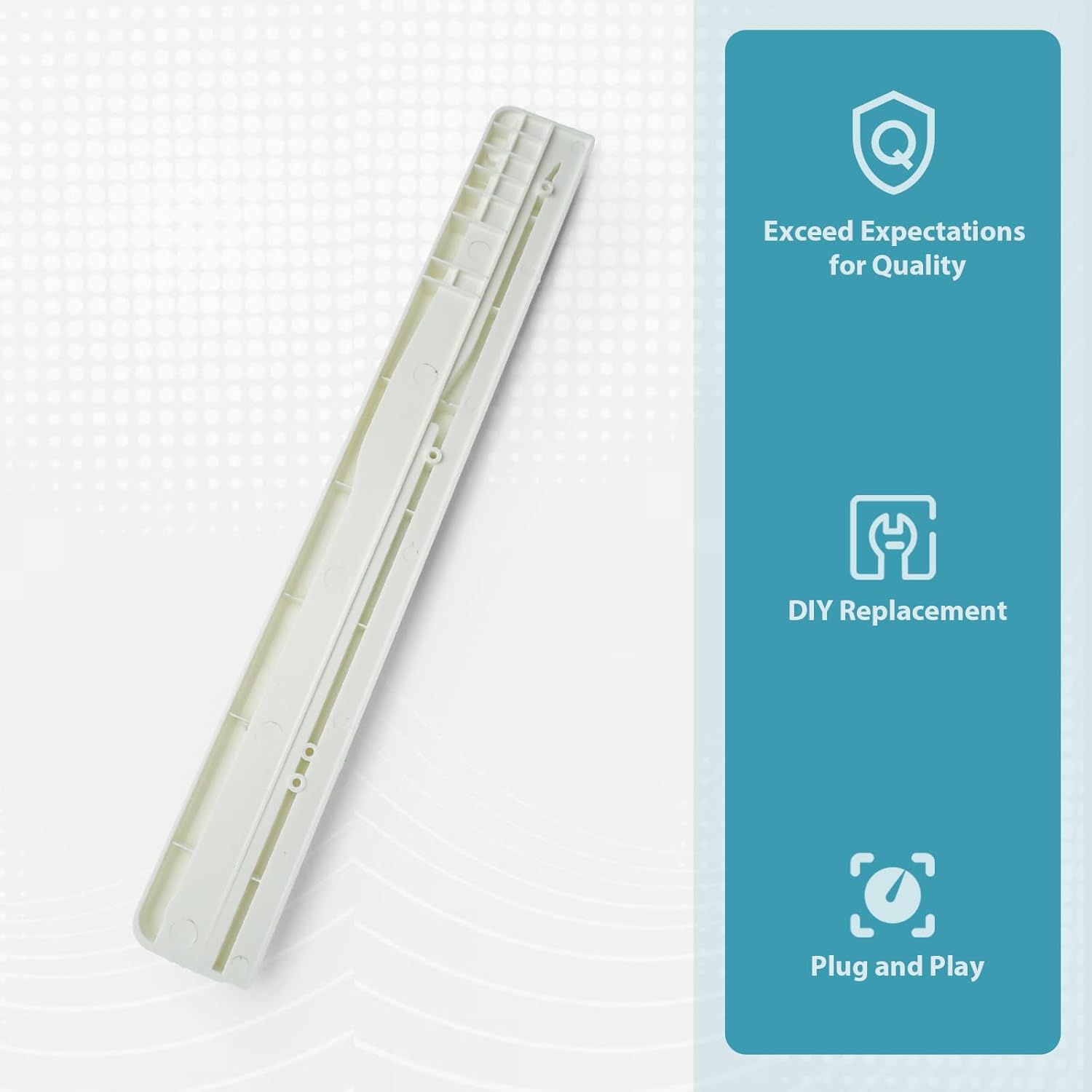 MEA40002601 Fridge Rail for LG Electronics Fridges, Refrigerator Drawer Guide Rail Replace 1370977 4974JA1105A AP4449681 Right Side
