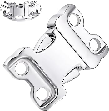Dog Collar Buckle, Quick Release Stainless Steel Buckle Training Collar for Small Medium Large Dogs 2.25mm
