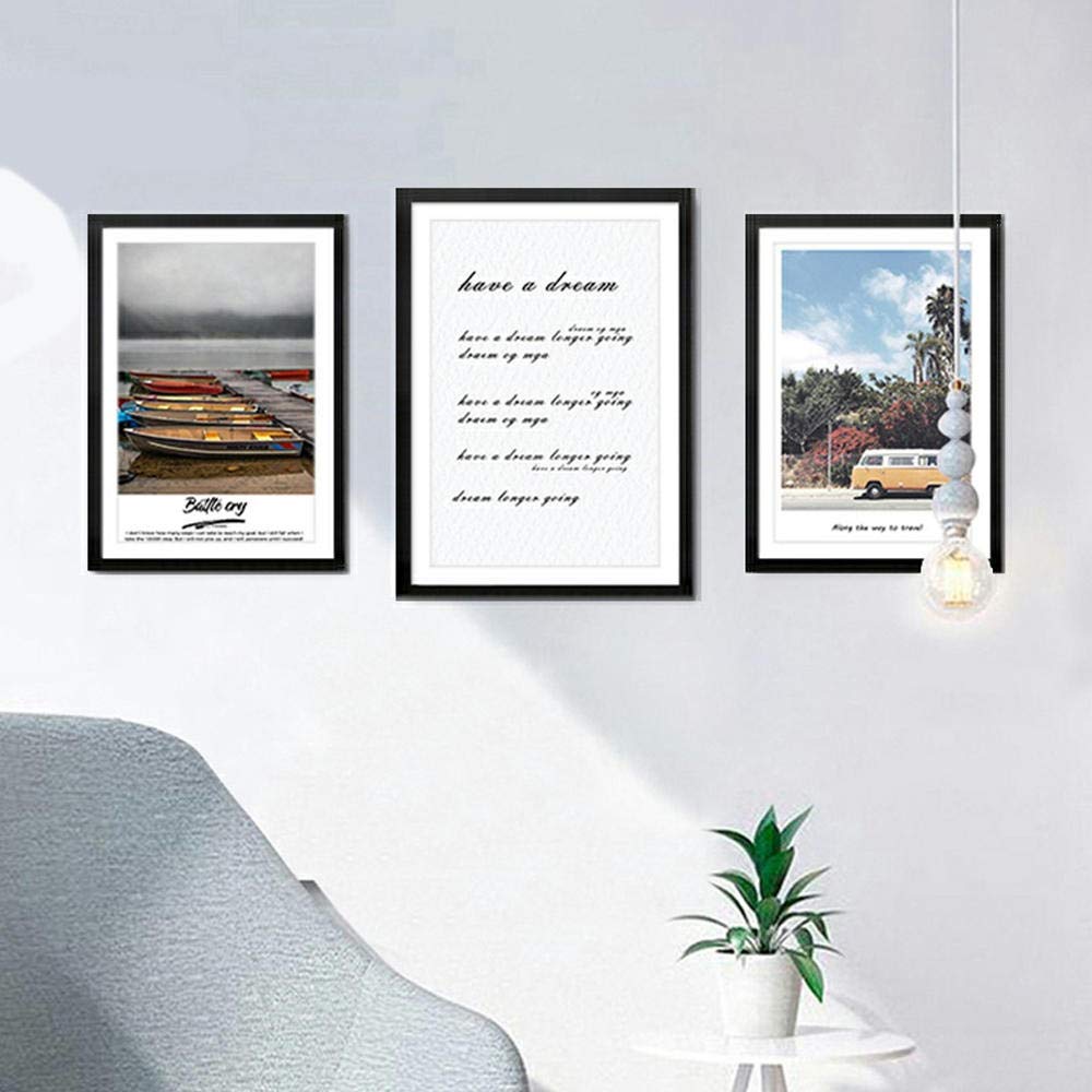 Bilderrahmen Bildergalerie Modern Massivholzwand 30,5 × 40,6 cm Grün