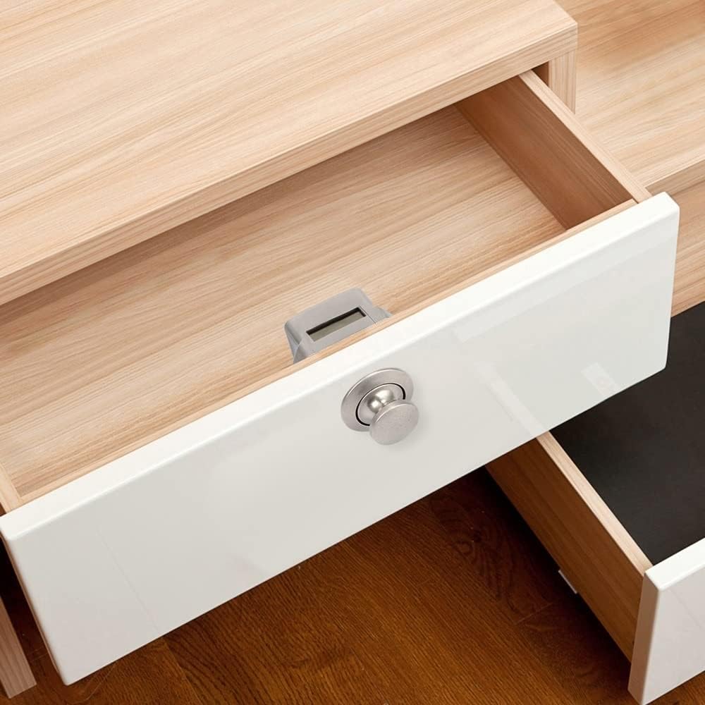 Push Button Lock Drawer Cupboard Door Catch Latch Knob Caravan Mini Top Camper Locks(E)