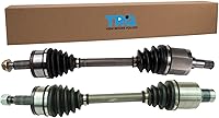 Vista 422 de TRQ Juego de conjunto de eje de transmisión CV delantero para conductor y pasajero, 2 piezas, compatible con Ford Explorer 4WD 95-01, Explorer AWD