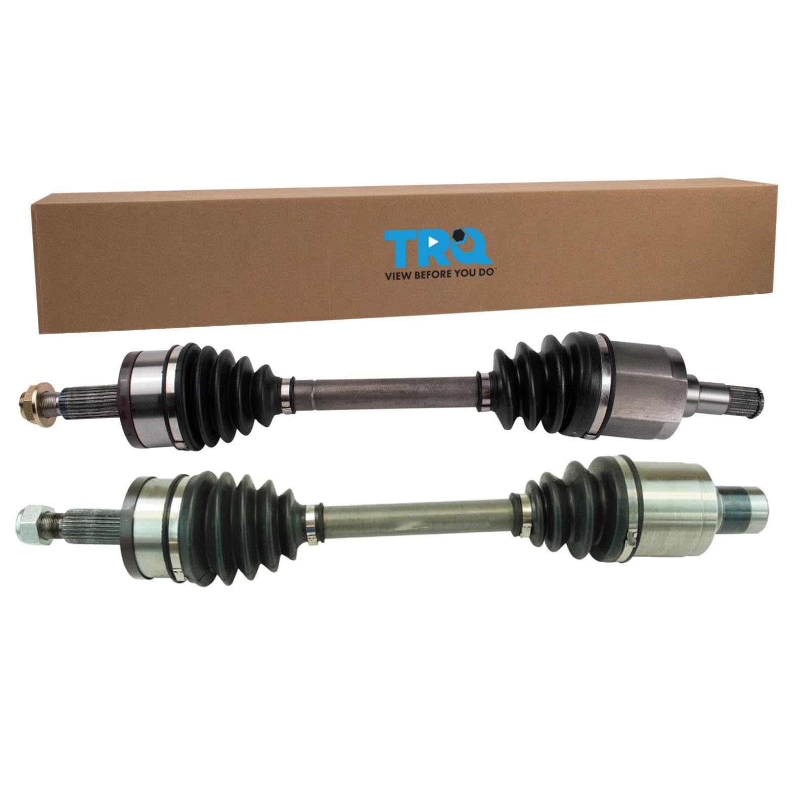 TRQ Front Driver &amp; Passenger Side CV Axle Assembly Set