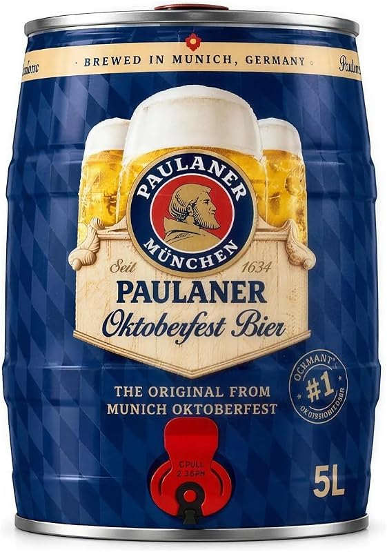 Paulaner Oktoberfest Bier Cerveja Lager Festiva Barril 5L
