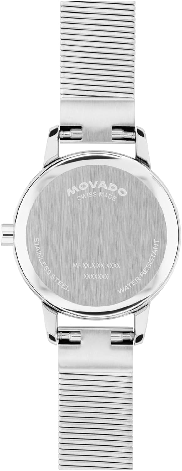 Movado Baby Face Women’s Quartz Watch - 22.5mm Round Petite, Stainless Steel Case, Bracelet - Modern, Versatile Timepiece - Gift for Her