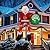 OurWarm 15FT Christmas Inflatable Outdoor Decoration, Climbing Santa Giant Christmas inflatables Christmas Blow Ups with LED Lights, Inflatable Christmas Decorations Outdoor for Lawn Yard Xmas Decor