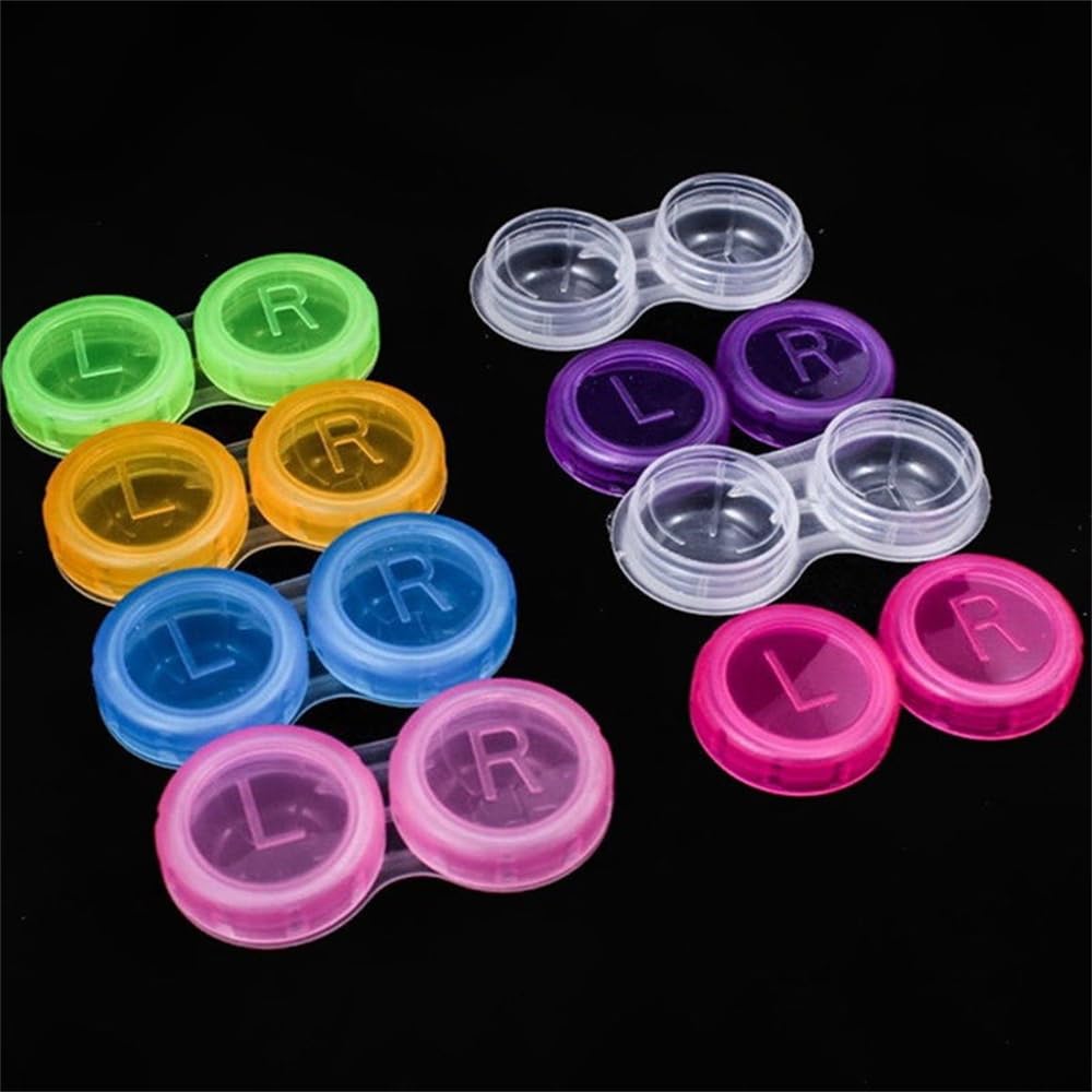 Astuccio per lenti a contatto, Custodie for lenti a contatto Trasparenti Kit di conservazione da viaggio 30 o 50 pezzi(50pcs)