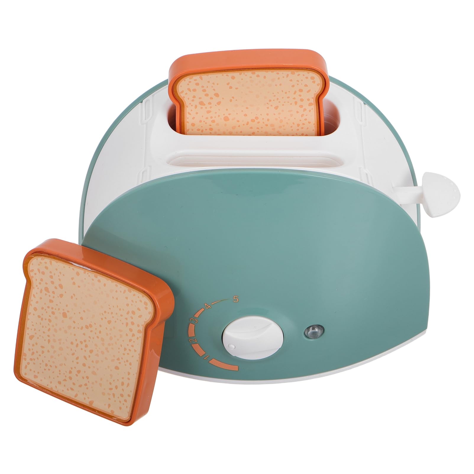 Vaguelly Realistic Kids Toy Bread Machine Pretend Play Kitchen Appliance Oven Toy Battery-Powered Toaster Simulation Bread Maker