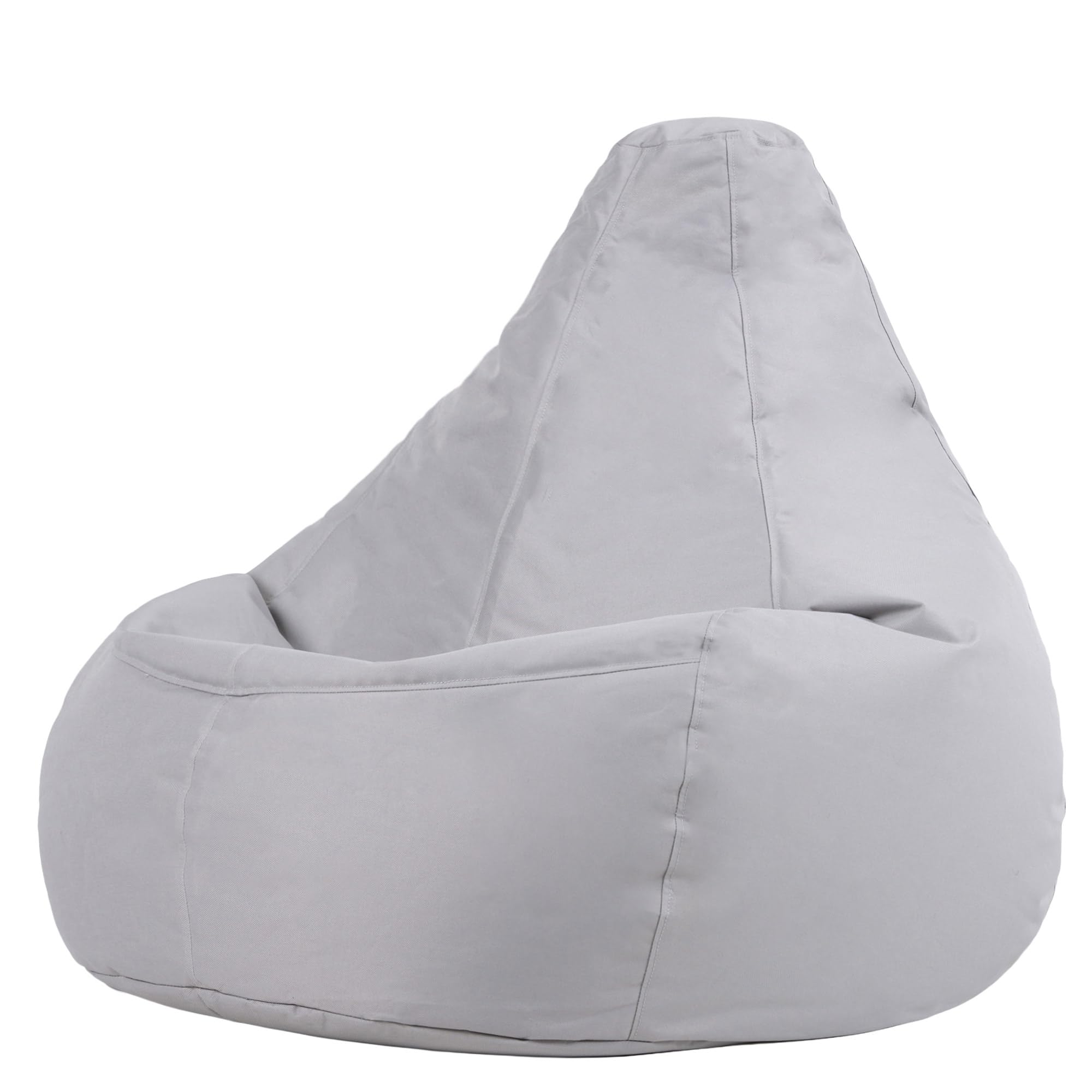 icon Dalton High Back Adult Gaming Indoor Outdoor Bean Bag Chair - Grey