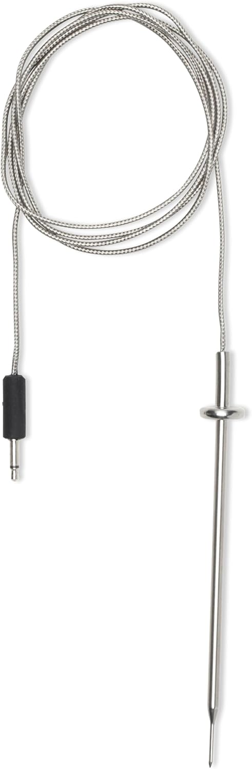 Weber Wired Food Probe – Thin Fast‑Read Temperature Probe for Precise Meat & Grill Cooking Readings, Durable Design Handles Heat Up to 572°F