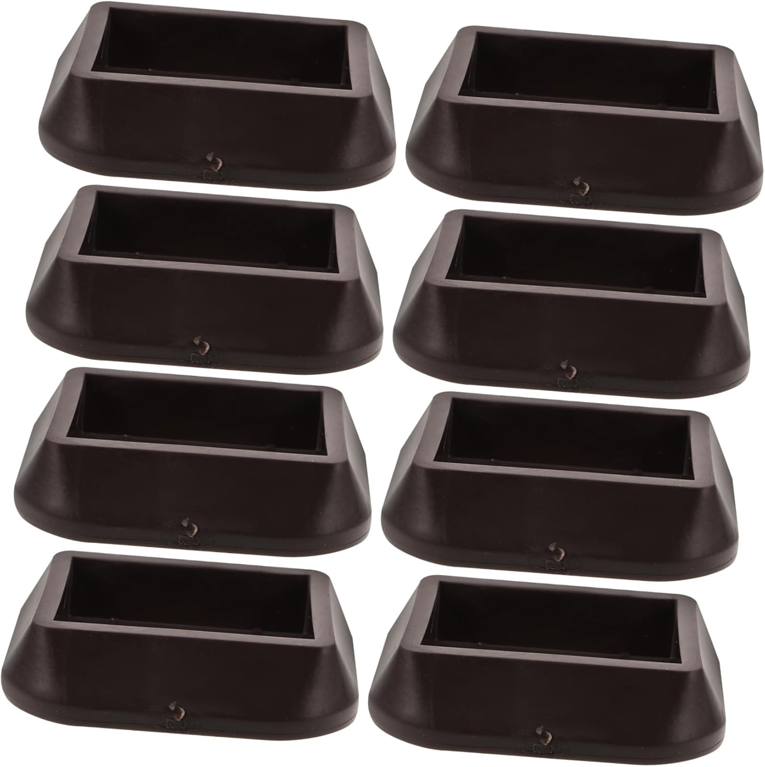 8pcs Silicone Furniture Wheel Stoppers Non- Casters for Sofas Beds and Chairs Floor Protectors Noise Reduction Deep for All Floor Types