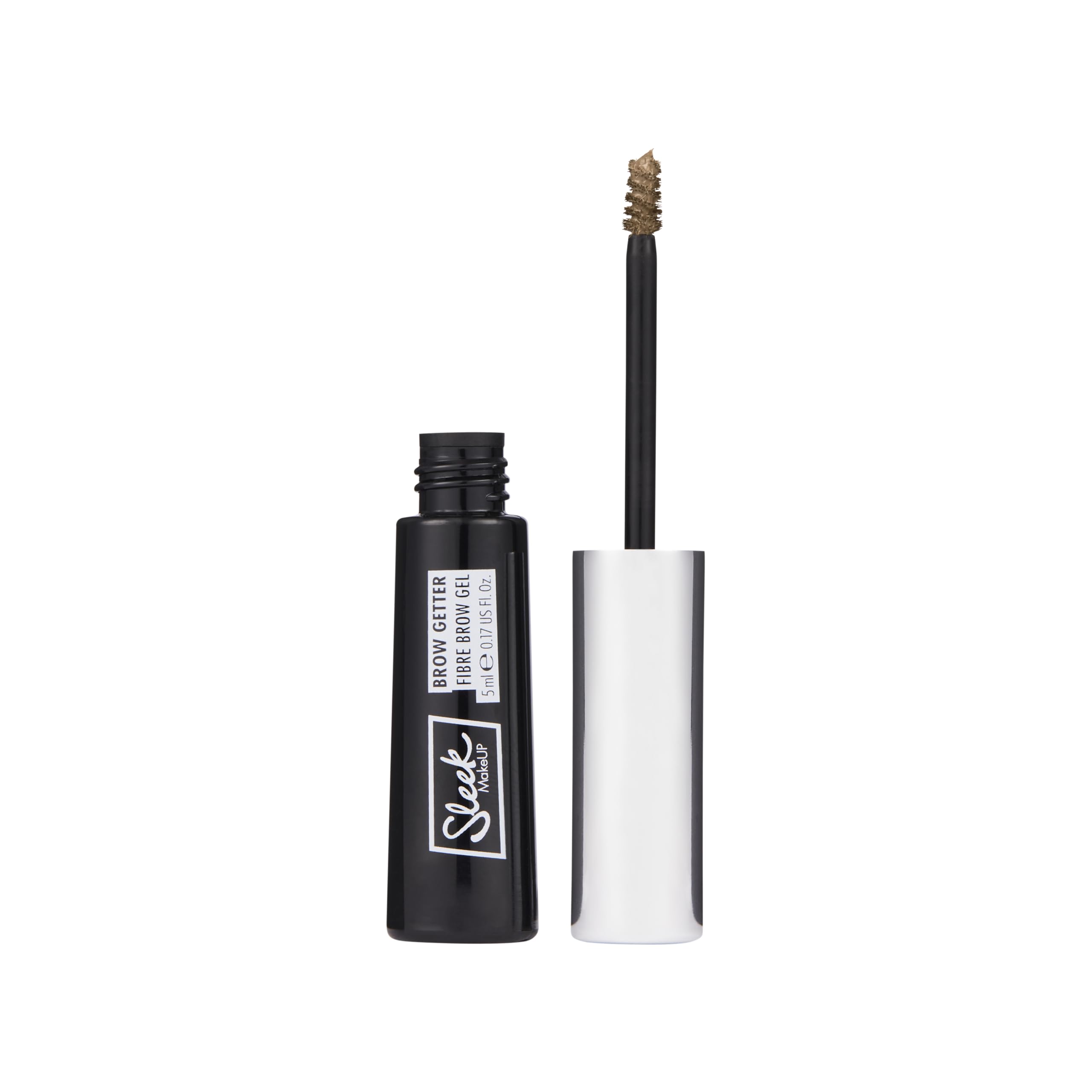 Sleek SL5245 Brow Getter Fibre Gel Medium Brown (Double Facing) - Sleek for Adults Built for Daily Beauty and Care Brown - Image 2