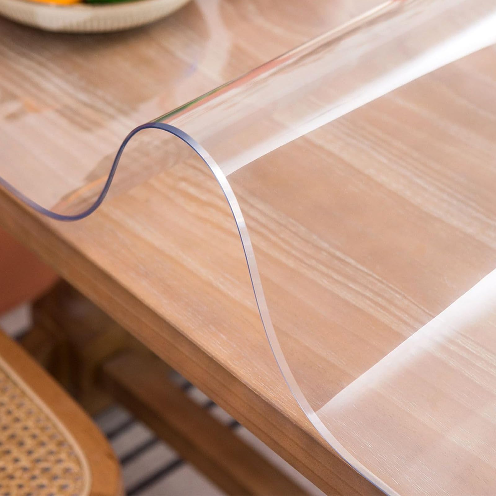 30~170cm Clear Desk Mat, Desk Protector for Coffee Table and Dining Room Table, Writing Desk Pads on Top of Desks Rectangle, Waterproof PVC Desk Cover Protector(30cm x 170cm)