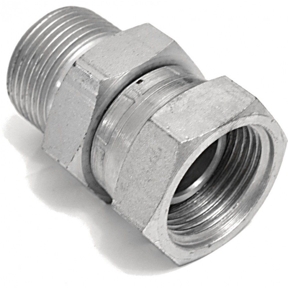 L&S Engineers Men's Silver 1/2" Bsp X Fe 1/2" Bsp Adaptor