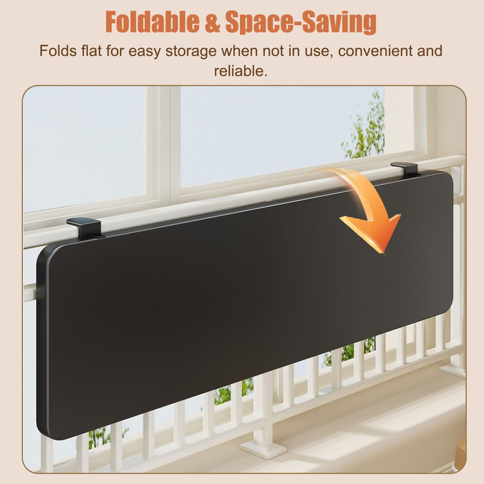 Fensterbank Verlängerung Bohrerlose Fensterbank-Erweiterung für Hunde Anklemmbare, Klappbare Schreibtisch-Erweiterung Küchen-Erweiterungsregal(White,90x20cm(35.4x7.9in))