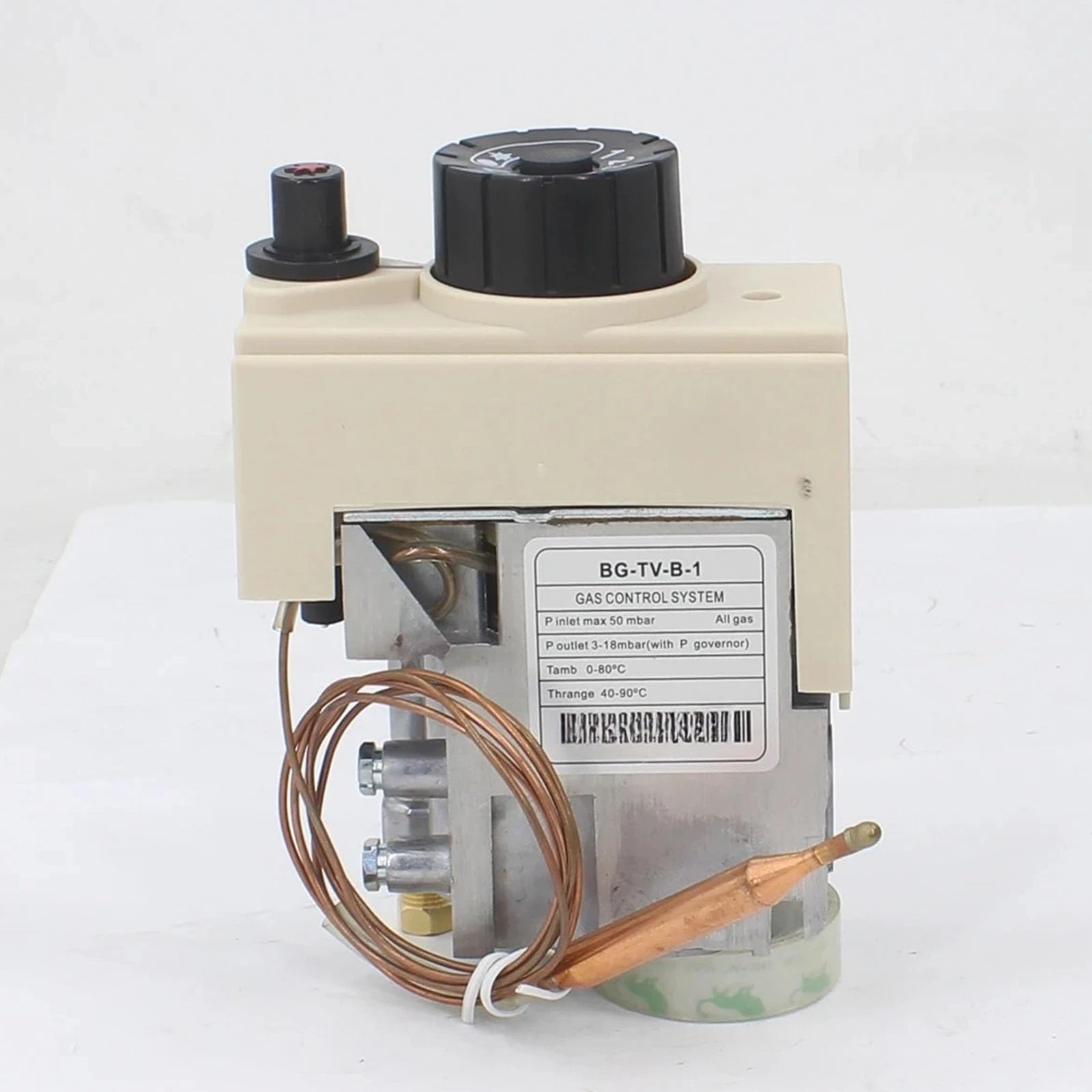 Termostato multifunzionale delle valvole del gas di combinazione adatto a scaldabagni del gas con controllo preciso della temperatura 40-90℃