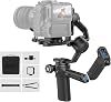 FeiyuTech SCORP 3 Kit [Carry Case, Extension Pole, Fill Light] Gimbal Stabilizer with Detachable Handle, AI Tracking, 7.72lb Load, Gimbal for CanonSonyNikonFujifilm, Native Vertical Shooting