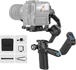 FeiyuTech SCORP 3 Professional Video Stabilizer with Detachable Handle, AI Tracking, 1.3" Touchscreen, Gimbal Stabilizer for Cameras Canon/Sony/Nikon/Fujifilm, Native Vertical Shooting, Max 7.72lbs