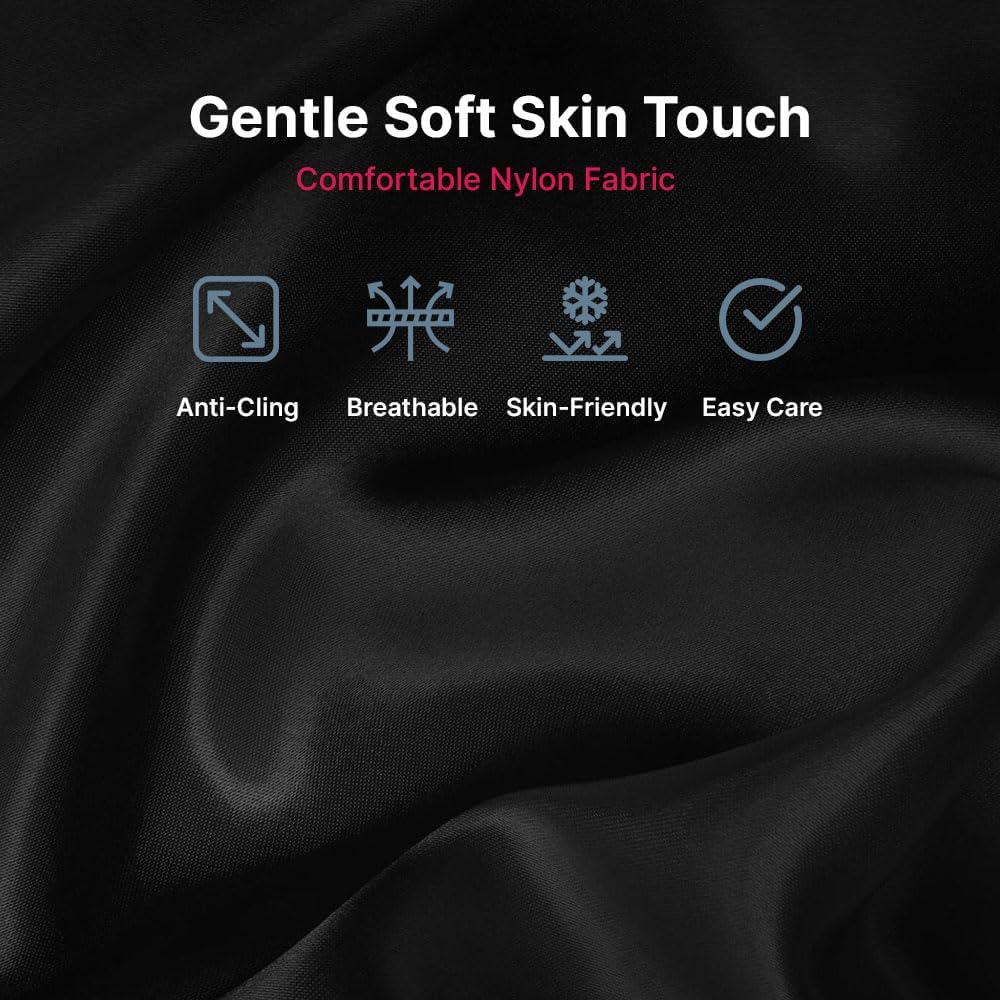 Half Slip For Women and Girls for Underdress- Non-Cling, Slight Flare Silky Nylon Underskirt - knee length, Lace Trim - Image 3