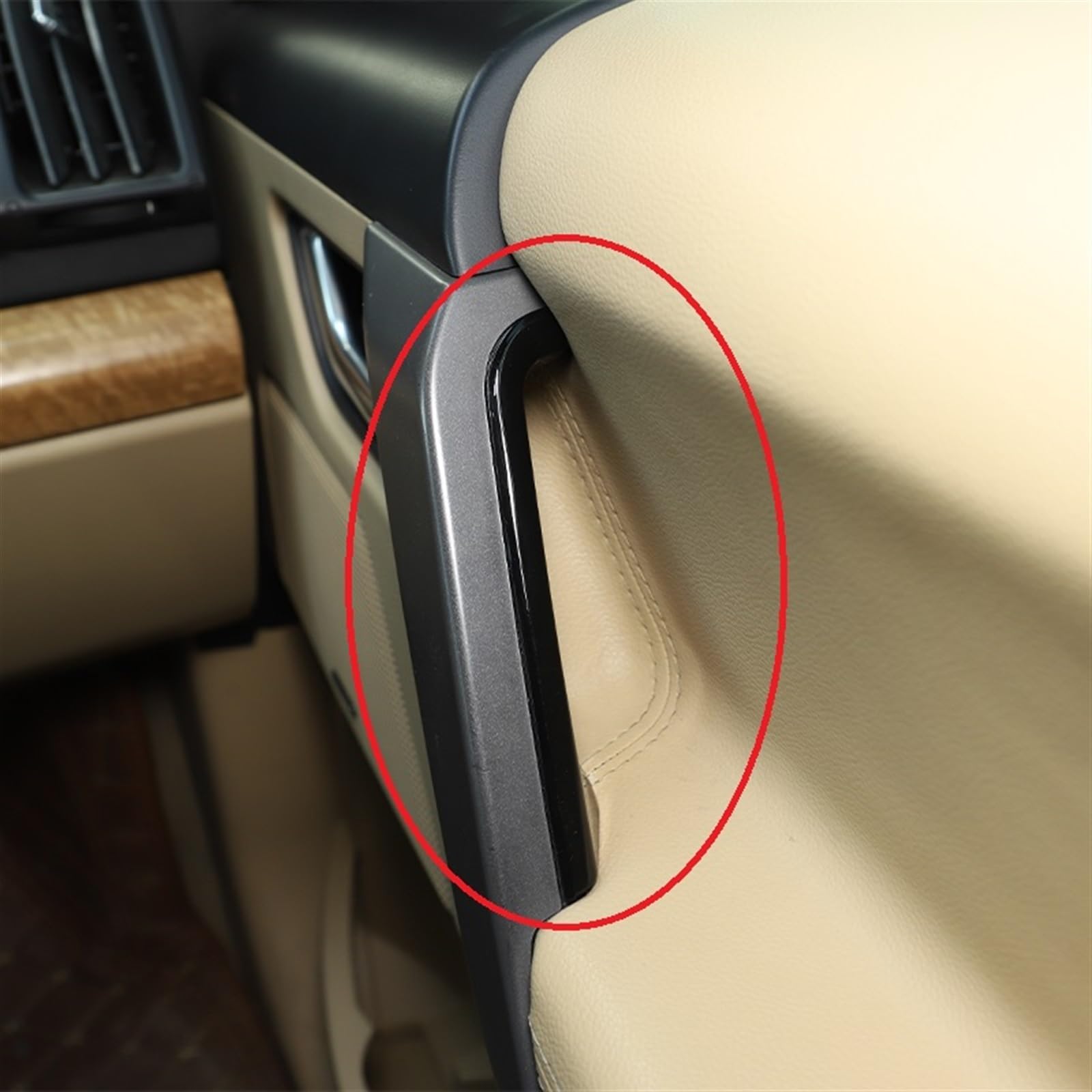 Komponenten 4 Stück ABS Schwarz Innentürgriff Pull Schutzhülle Dekorativer Aufkleber Für Land Rover Für Freelander 2 2007-2015